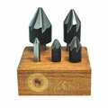 Stm 5pc 90Deg 6Flute HSS Machine Countersink Set 120881